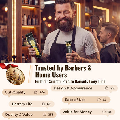 Ufree Juego de cortapelos inalámbricos para hombres, cortapelos y |...