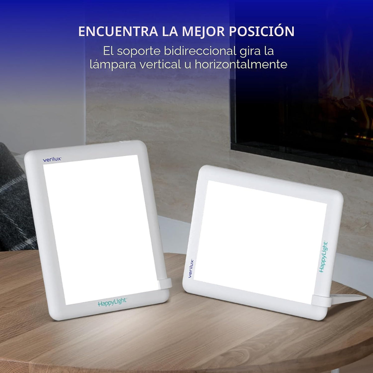 Verilux HappyLight Lucent - Lámpara de terapia de luz de un solo to...