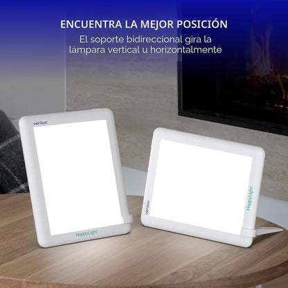 Verilux HappyLight Lucent - Lámpara de terapia de luz de un solo to...