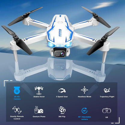 Vehículos aéreos no tripulados para niños, dron con cámara, cuadric...