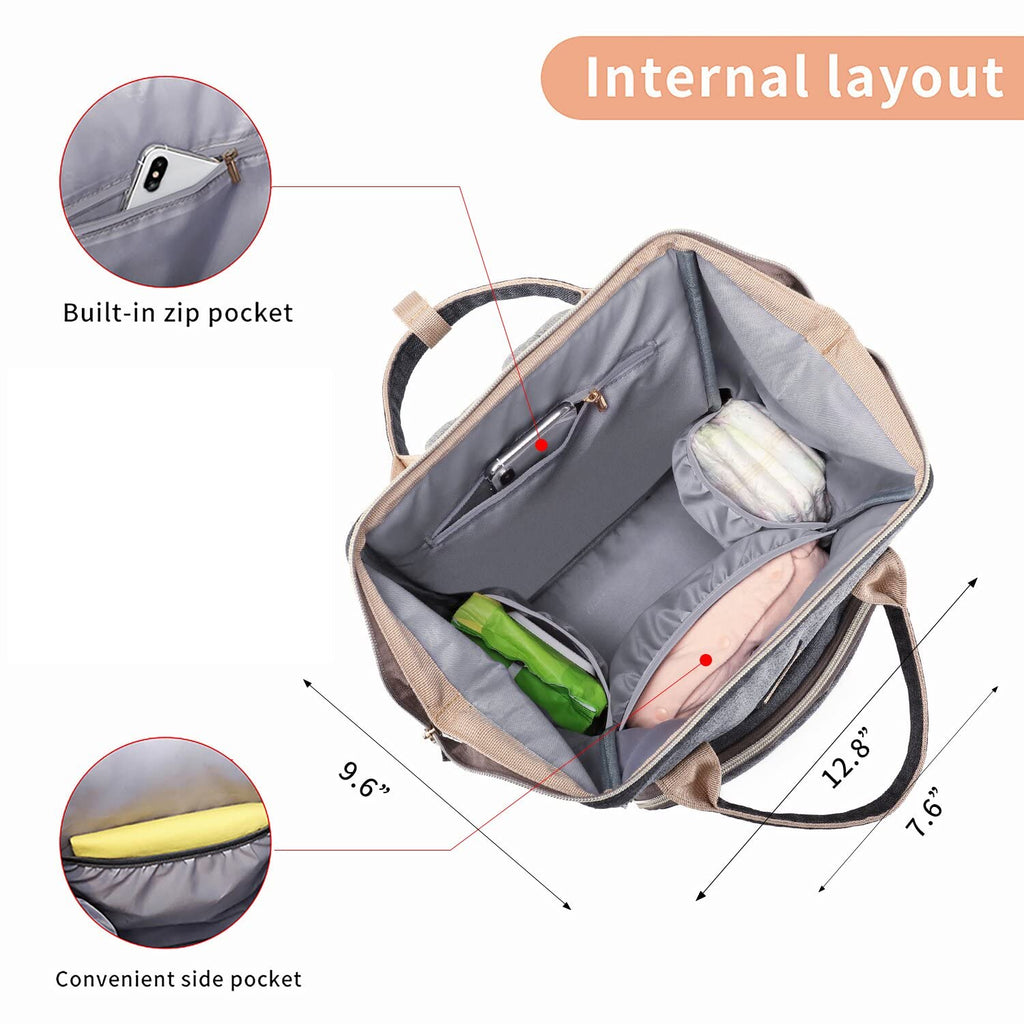 GAIVP Mochila para pañales para mujer, bolsas de bebé para niñas, b...