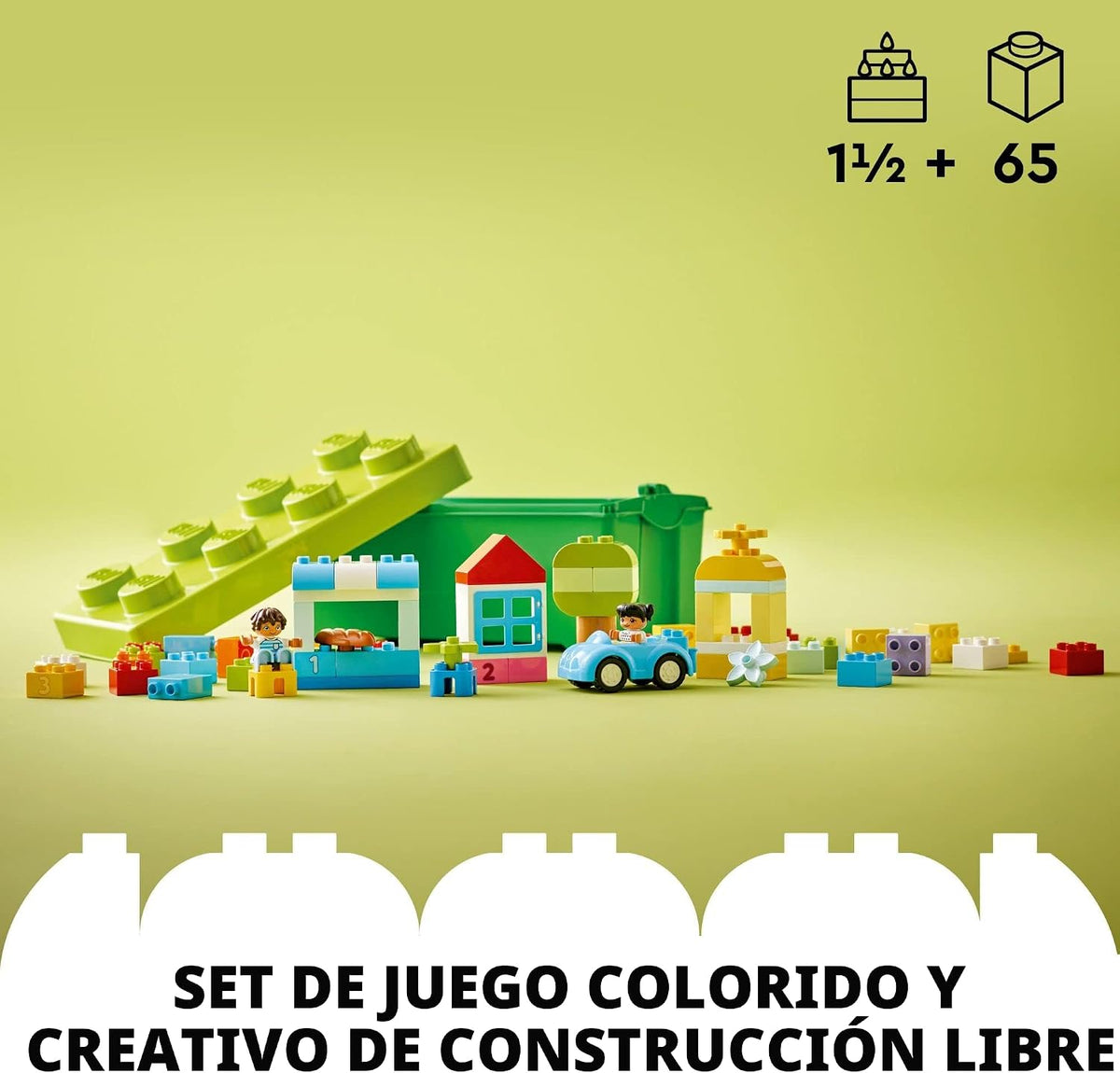 LEGO DUPLO Brick Box 10913 | Juguetes de construcción para niños pe...