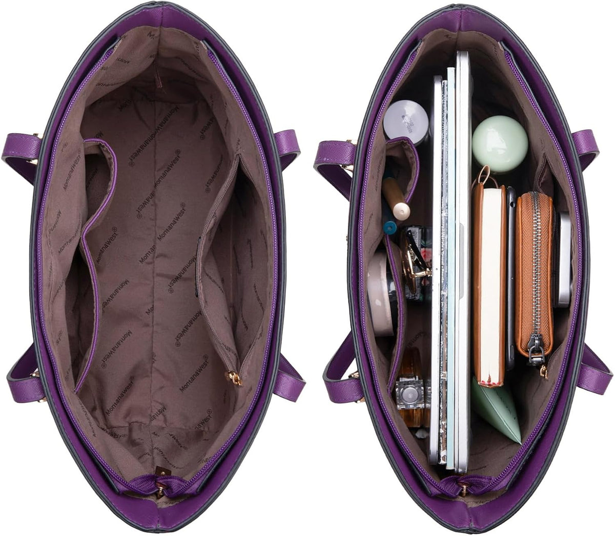 Montana West - Juego de 3 piezas de bolsos para mujer: bolso de man...