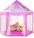 Monobeach Tienda de campaña de princesa para niñas, casa de juegos...