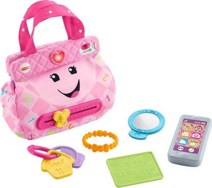 Fisher-Price Laugh &amp; Learn My Smart Purse, rosa, juguete musica...