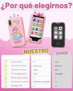 KOKODI Teléfono inteligente para niños de 4 pulgadas, pantalla táct...