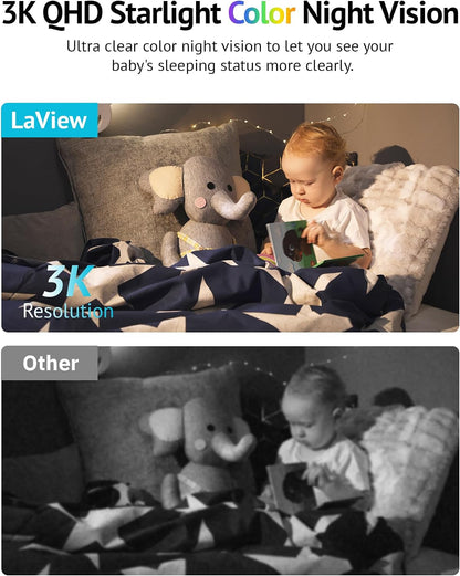 LaView Cámaras 3K de 5MP para Seguridad del Hogar en Interiores, Cá...