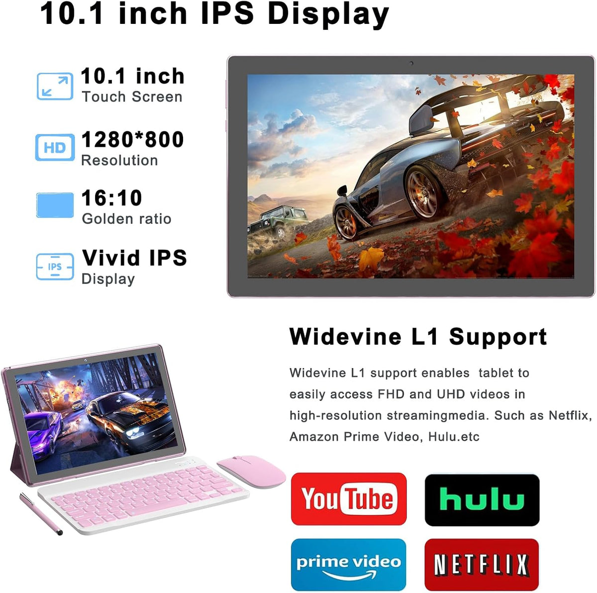 IWEGGO Tablet Android 15, 10 pulgadas 18 GB RAM+128 GB ROM\/2TB tab...