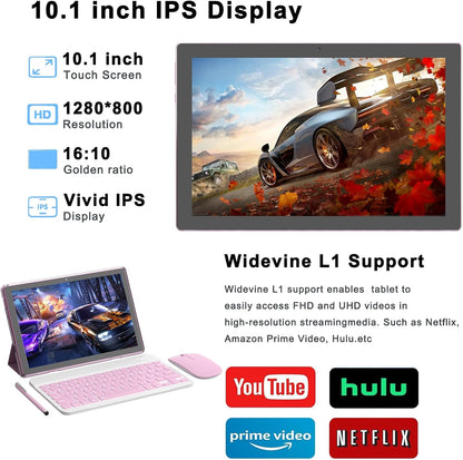 IWEGGO Tablet Android 15, 10 pulgadas 18 GB RAM+128 GB ROM\/2TB tab...