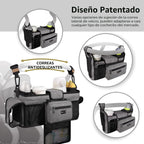TOPDesign Organizador Universal para Cochecito de Bebé, Caddy para...