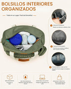 FHELAD Bolsa de pañales para mujer, juego de bolsa de pañales para...
