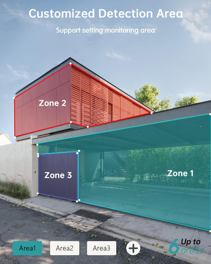 ZUMIMALL Cámaras de seguridad solares 2K inalámbricas para exterior...