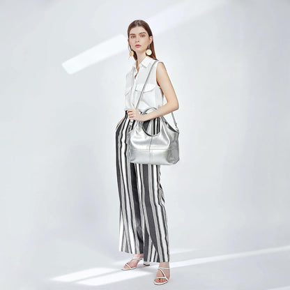 KOGTLA Bolsos de cuero vegano para mujer con correa de bandolera de...