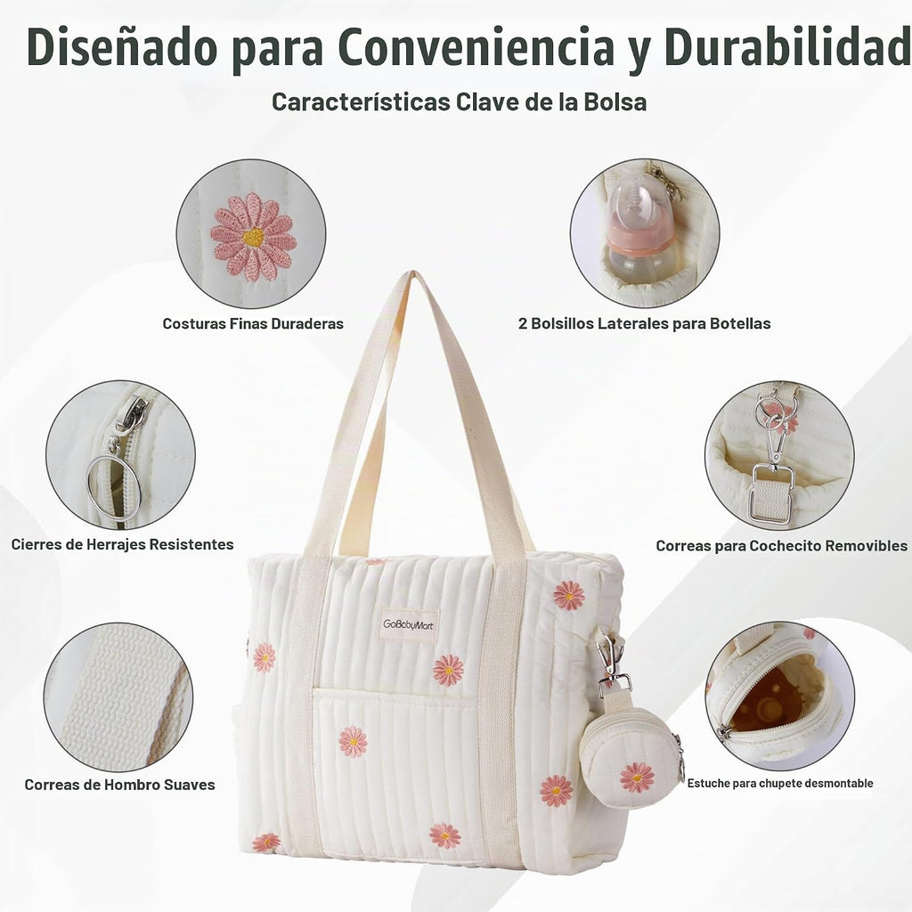 GOBABYMART Juego de 3 bolsas para pañales, bolsa de hospital para t...