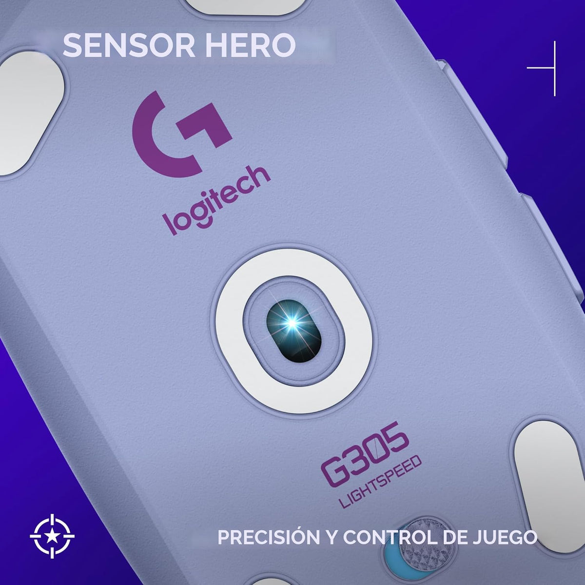 Ratón inalámbrico para juegos Logitech G305 Lightspeed - Lila | 12,...