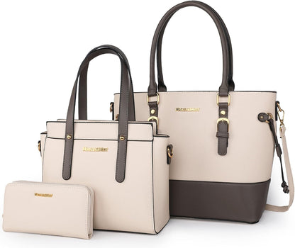 Montana West - Juego de 3 piezas de bolsos para mujer: bolso de man...