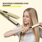 SOKANY Plancha de Pelo Plancha Plancha Rizador de Placa Flotante de...
