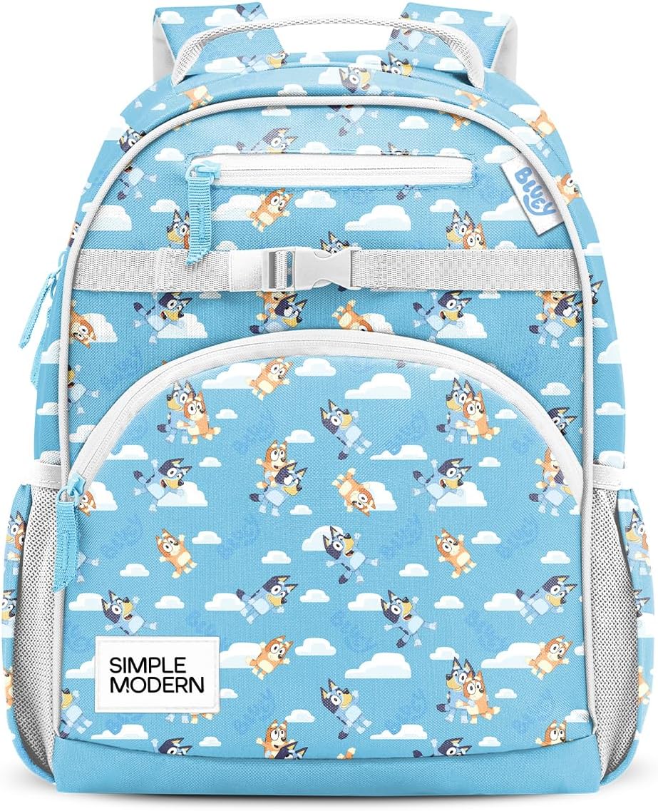 Simple Modern Mochila Bluey Kids para escuela, niñas, niños | 12L |...