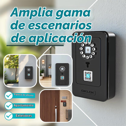 SFW Caja de cerradura inteligente, caja de llaves Bluetooth con con...