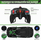 BLUEJAY Transform RC Cars para niños de 3 a 12 años, coche de contr...