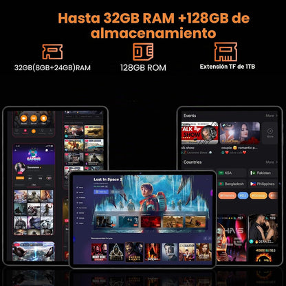 SCREENOVATE Tableta 10 pulgadas Android 16 tableta, 32GB RAM 128GB...
