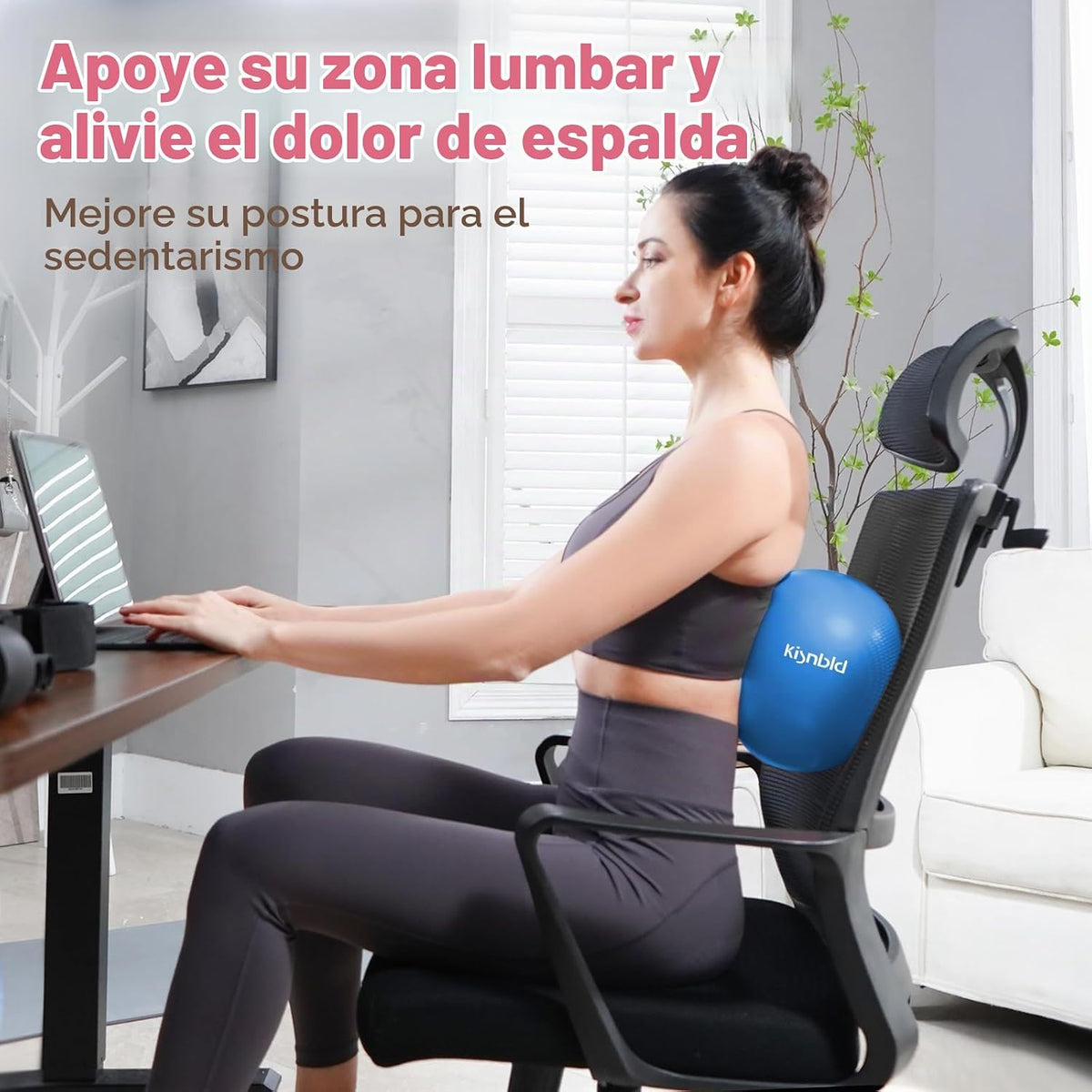 kisnbld Pequeña pelota de ejercicio, mini pelota de pilates de 9 pu...