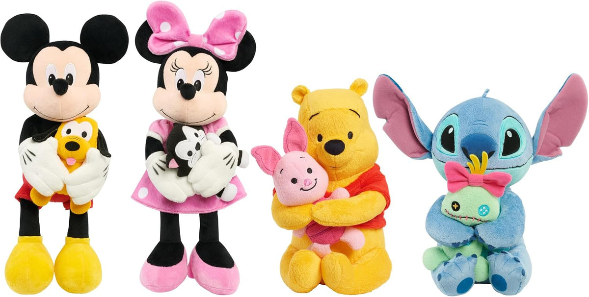 Disney Classics Lil Friends Minnie Mouse y Figaro, muñeco de peluch...
