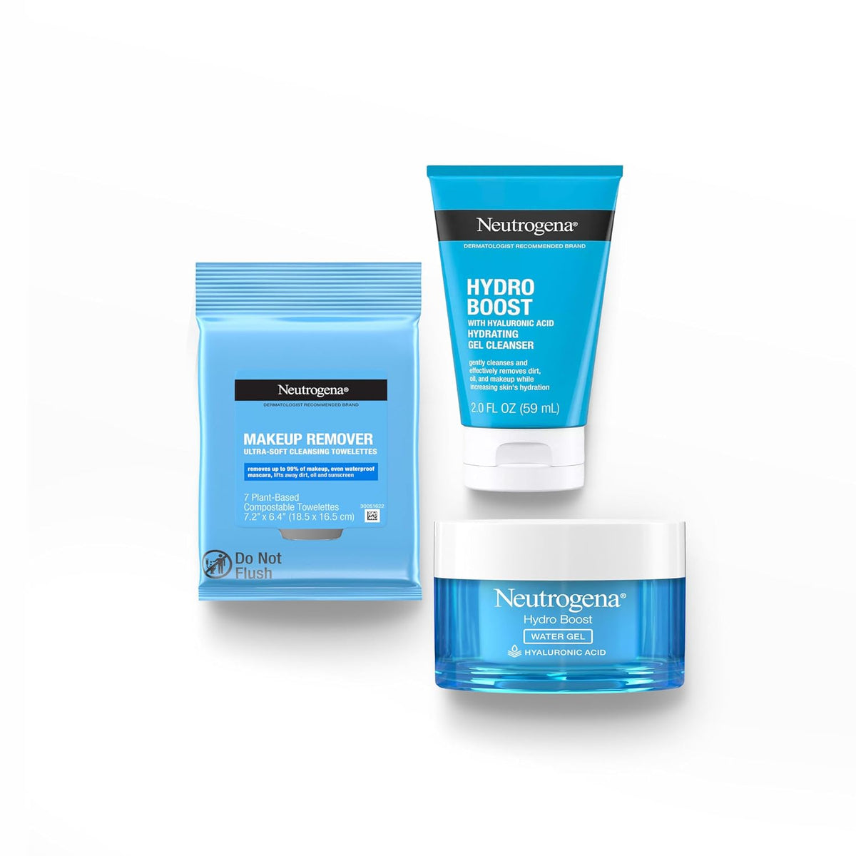 Set de cuidado de la piel Neutrogena Refresh & Hydrate, tamaño de v...