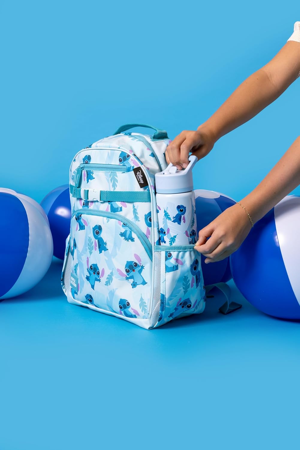 Simple Modern Lilo and Stitch - Mochila infantil para escuela, niña...