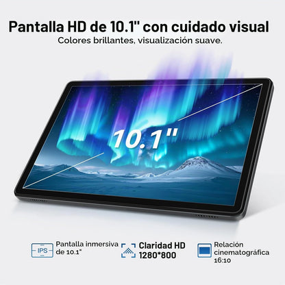 Tablet Android 16 de 10,1 pulgadas, 12 GB + 64 GB, Helio G80 para u...