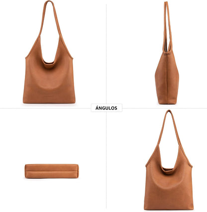 Montana West Bolsos estilo hobo holgados para mujer, bolsos de homb...