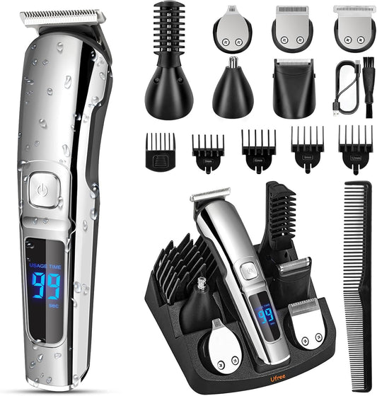 Ufree - Cortadora de barba para hombres, maquinilla de afeitar eléc...