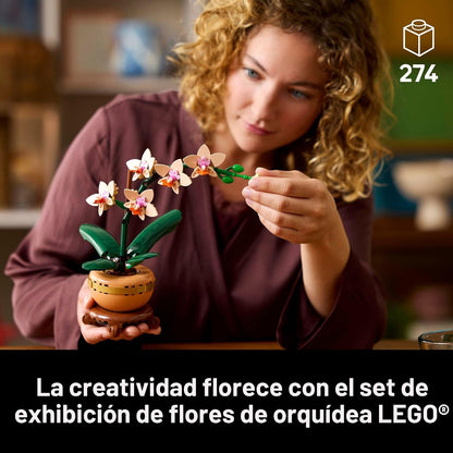 LEGO Botanicals - Juego de construcción de orquídeas pequeñas, arti...