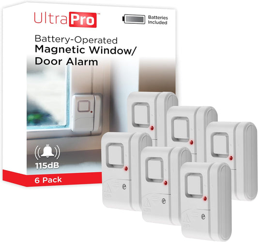 UltraPro Alarma de seguridad personal para ventanas y puertas, paqu...