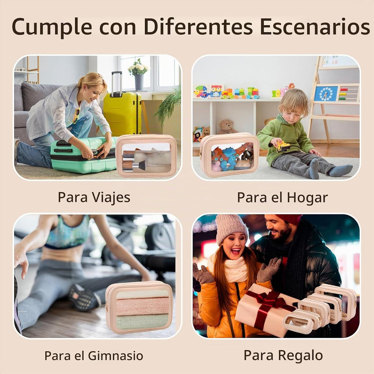 Juego de 5 bolsas organizadoras para pañales, bolsas organizadoras...