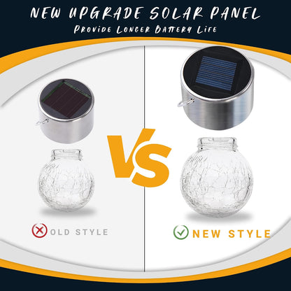 GIGALUMI Luces colgantes solares fuera de la luz solar de la decora...