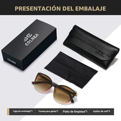 Colrea Gafas de Sol Modernas con Forma de Ojo de Gato para Mujer, E...