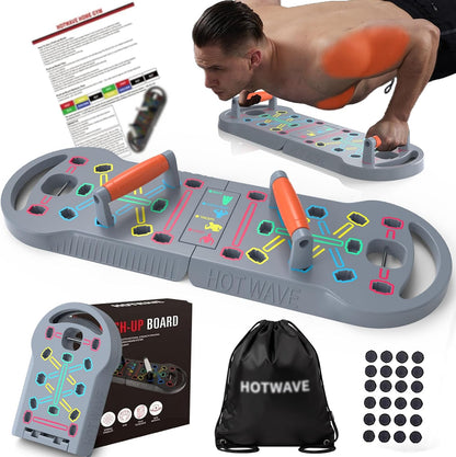 Tabla de flexiones HOTWAVE, tabla de flexiones portátil, barra de f...