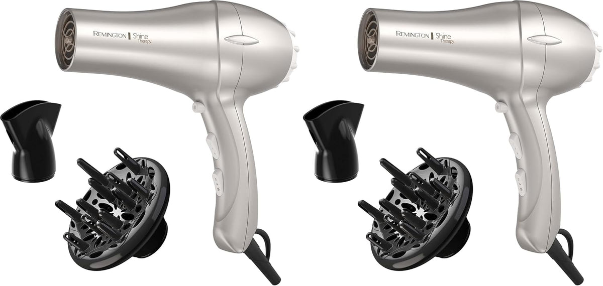 REMINGTON Shine Therapy - Secador de pelo con aceite de argán y que...