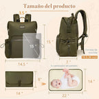 Miss Fong - Mochila para pañales Mochila de neopreno para bebé | Ma...