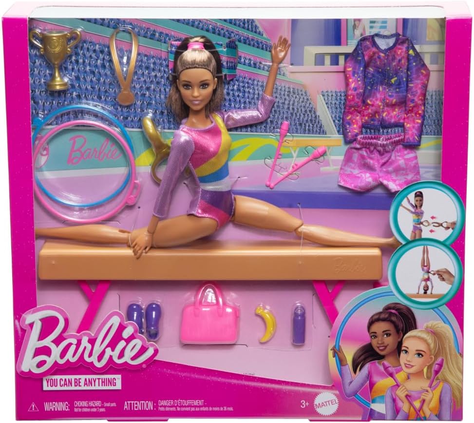 Barbie Careers - Juego de muñeca y accesorios temáticos de gimnasia...