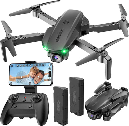 SIMREX Dron con cámara para niños principiantes y adultos \u2013 Cu...