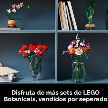 LEGO Botanicals 10342 - Juego de ramos de flores rosas para adultos...
