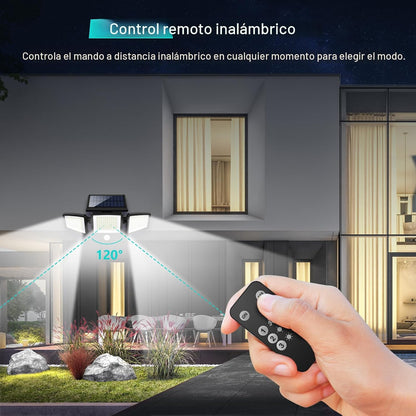 Tuffenough Luces solares para exteriores de 2500 lm, 210 luces LED...