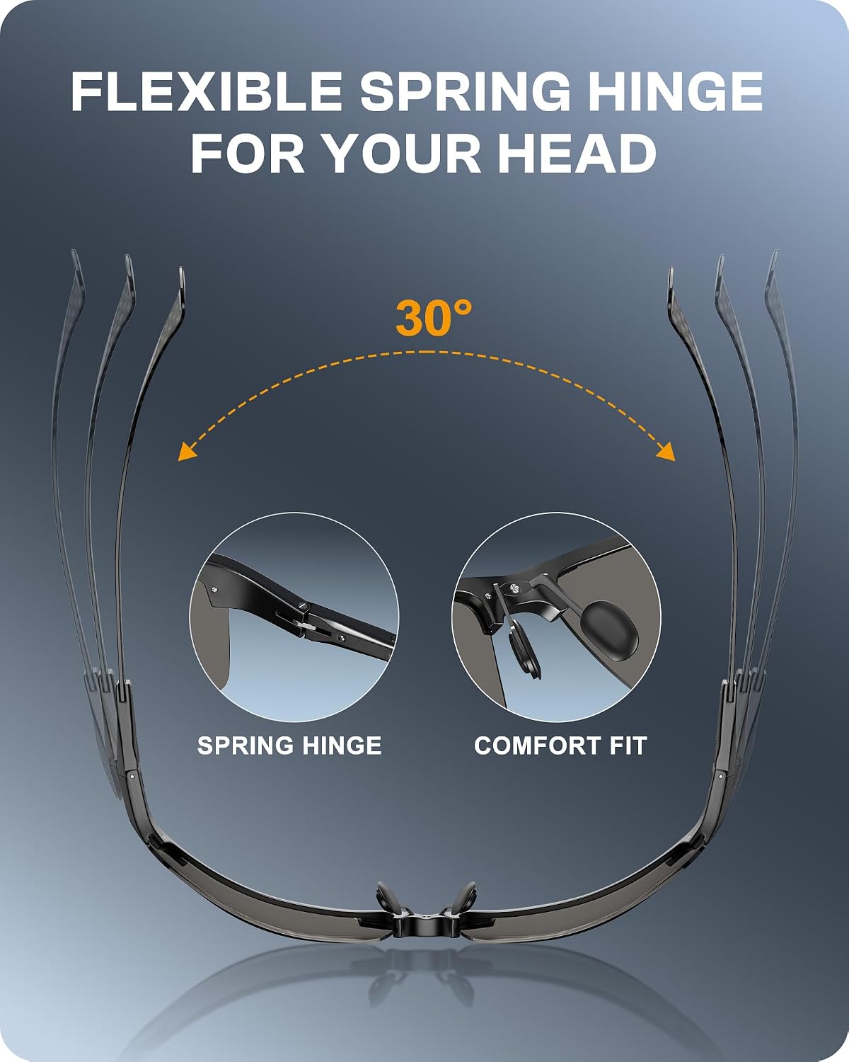DUCO - Gafas de sol polarizadas para hombre, para deportes, pesca,...
