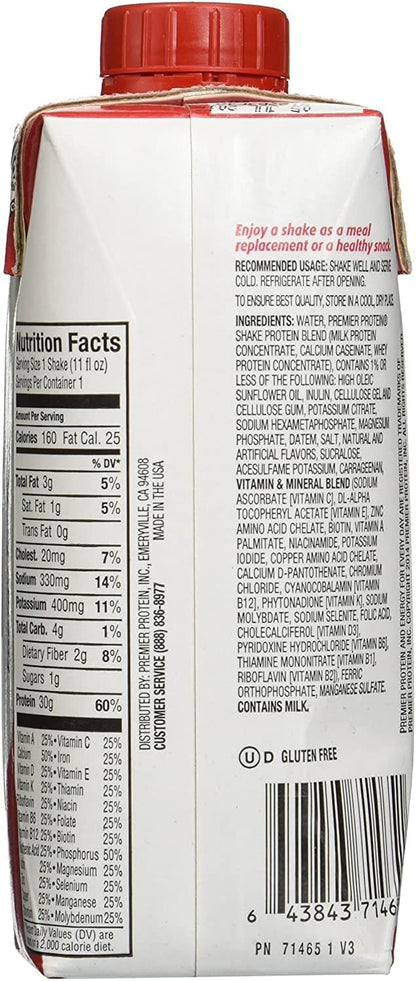PREMIER PROTEIN AGITAR FRESA 11FL\/OZ 18PK