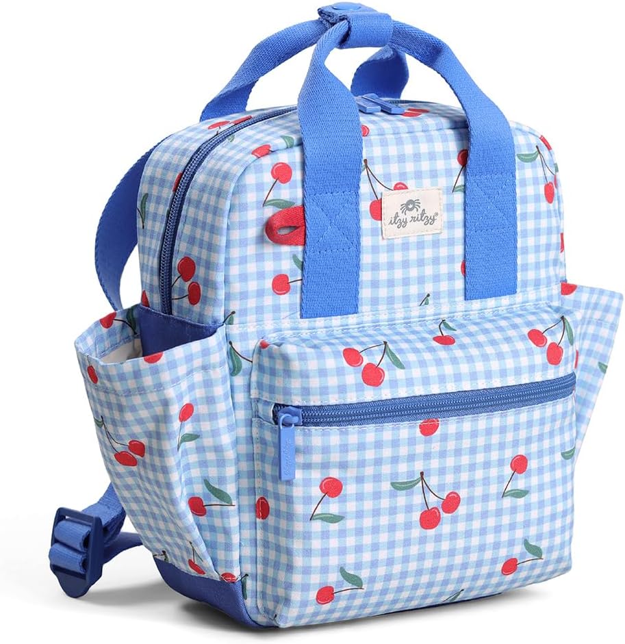 Itzy Ritzy Mochila para niños pequeños, bolsa de guardería para beb...