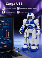 EduCuties Juguetes robóticos para niños, robots recargables a dista...