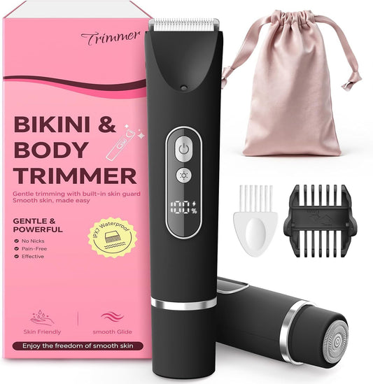 CoolHair Recortadora de bikini para mujer, maquinilla de afeitar el...