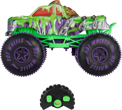 Hot Wheels Monster Trucks Mutant Chaos Wreckin' Wolf Vehículo RC |...